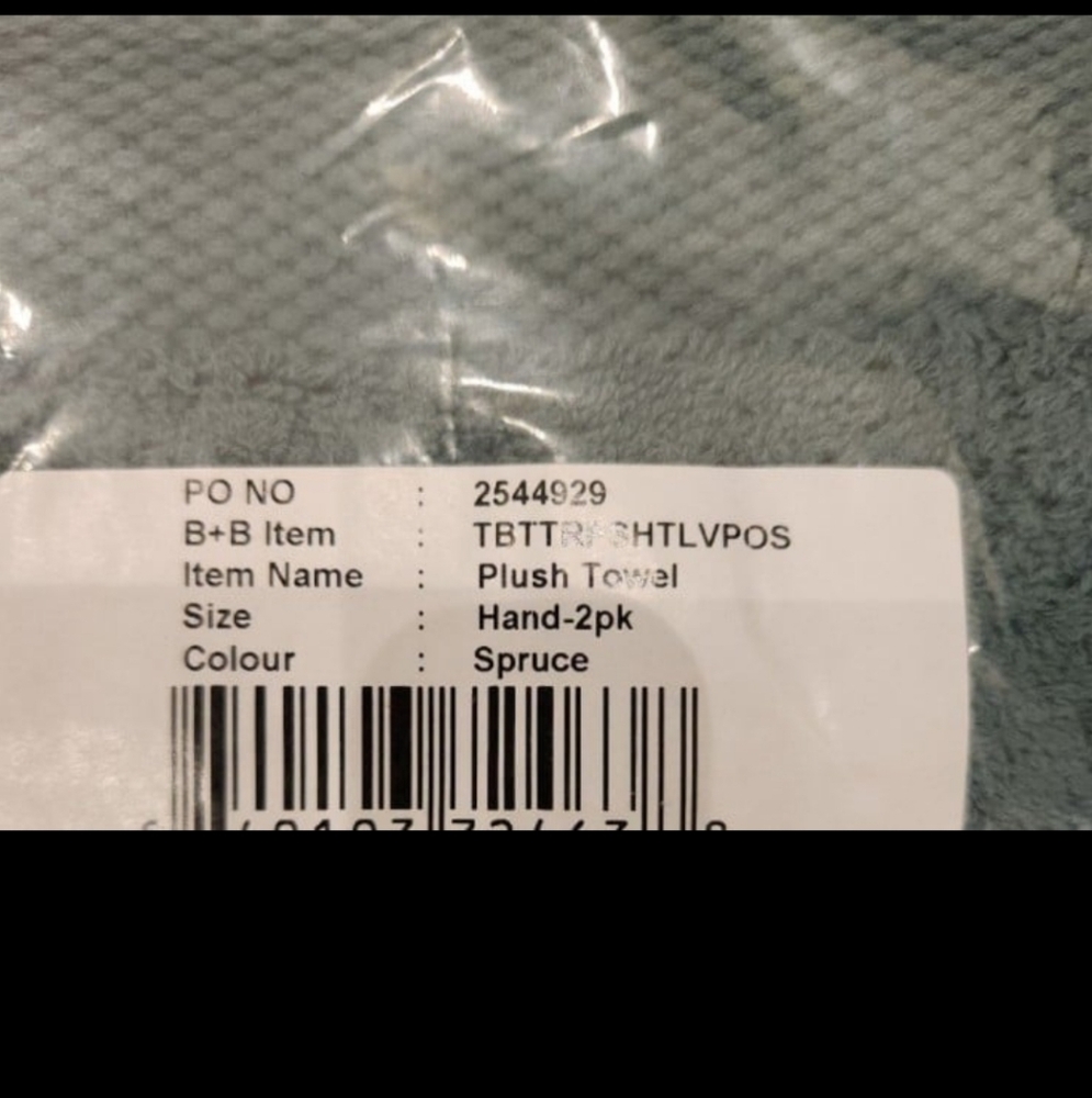 NEW Boll & Branch Hand Towel Set of 2. SPRUCE. with tags - Picture 4 of 4